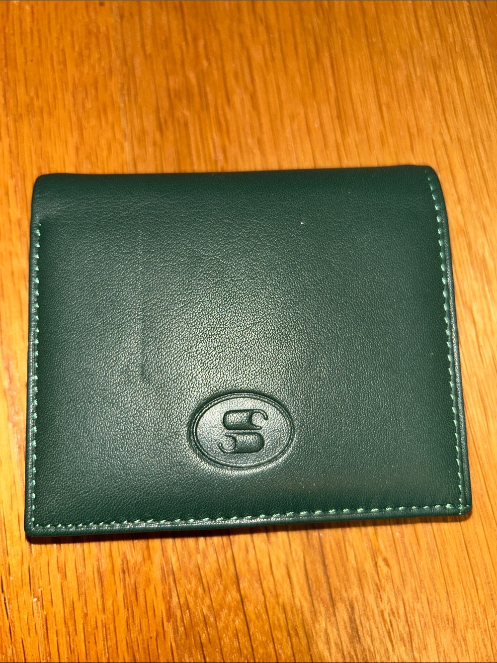 Vintage Sabrina Leather Wallet with coin pocket - pristine condition